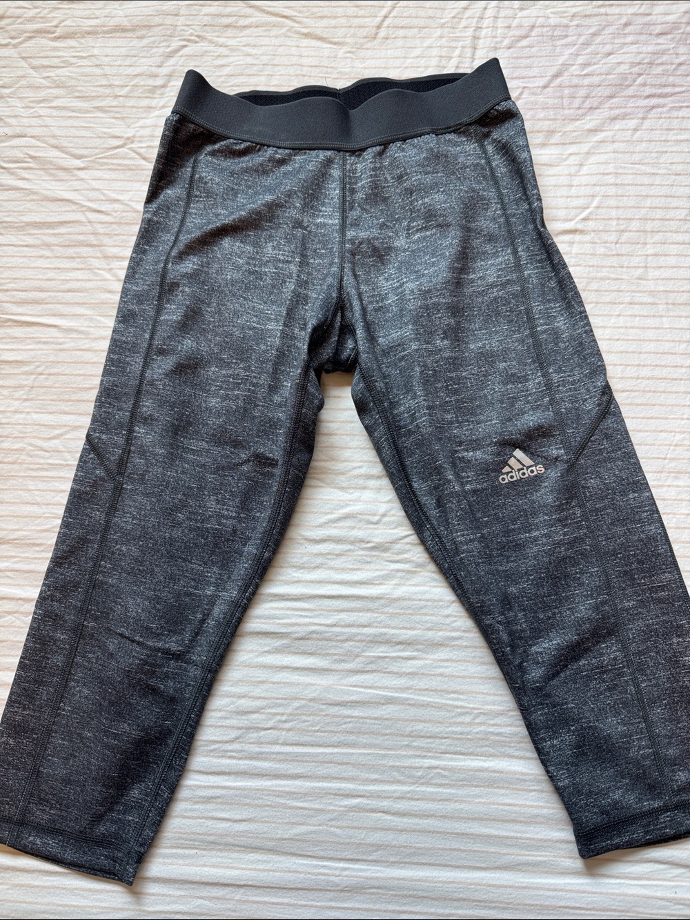 adidas Kids Black Heather Performance Leggings